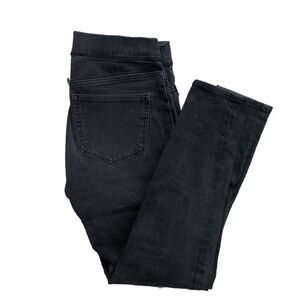 J Crew Jeans Women’s 27 Black Skinny Mid Rise Jeggings Dedim Ladies 27x25